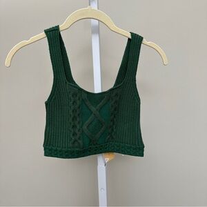 PAOLA BERNARDI GREEN TANK TOP NWT SIZE S\P